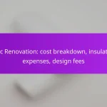 Attic Renovation: cost breakdown, insulation expenses, design fees