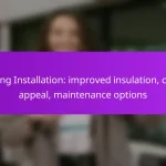 Siding Installation: improved insulation, curb appeal, maintenance options