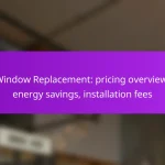 Window Replacement: pricing overview, energy savings, installation fees